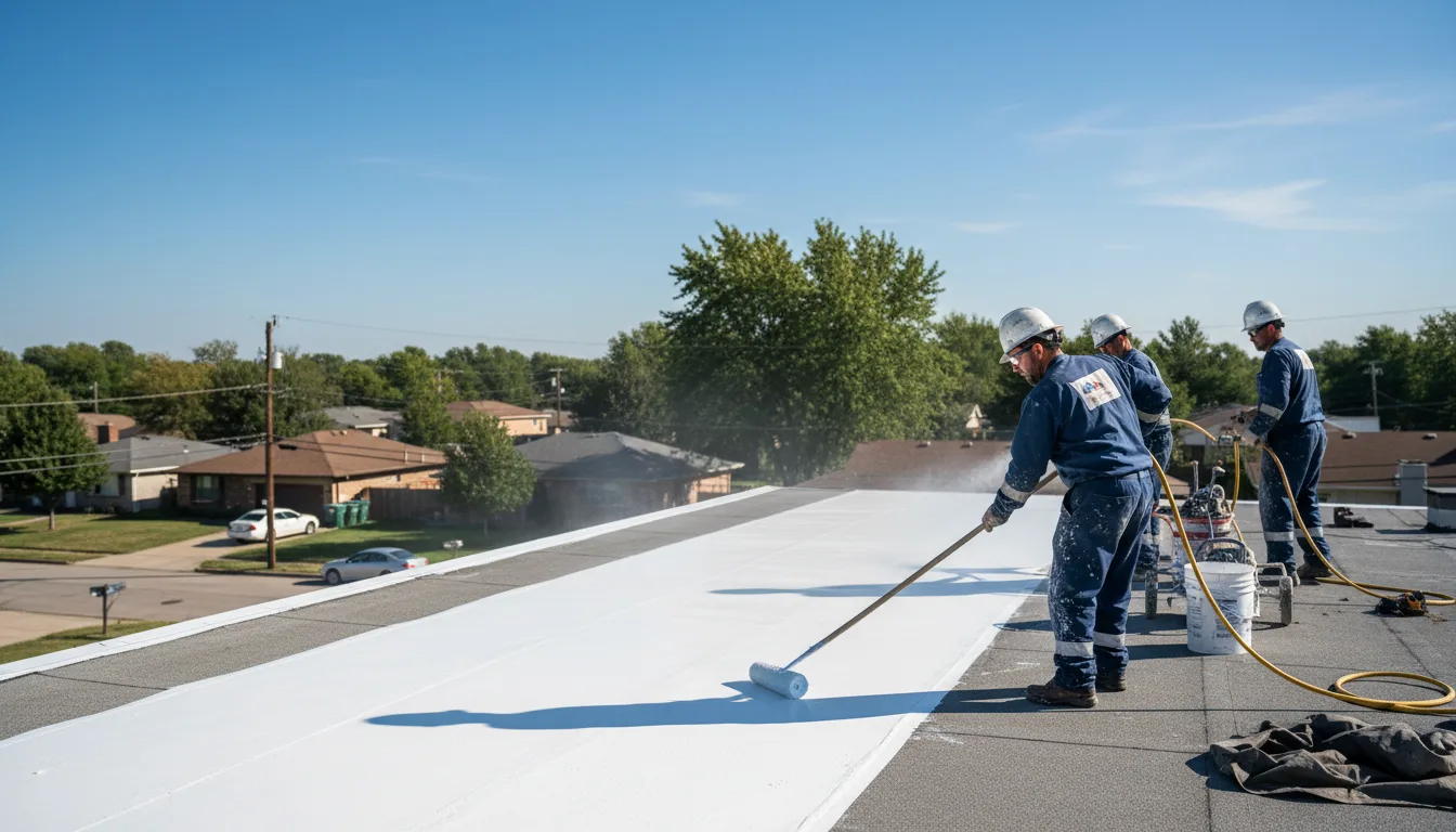Commercial roof coating in Lenox, IA near me